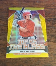 2020 Panini Prizm Top of the Class Gold /10 Prizm Will Wilson #TOC-15