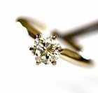 14k white gold GIA .93ct round diamond VS1 F engagement ring 2.8g vintage estate — photo 9