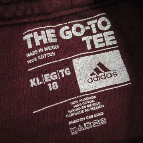 Adidas Shirt Boys XL Short Sleeve Casual Crew Neck Lightweight Colorado Rapids - Picture 3 of 7