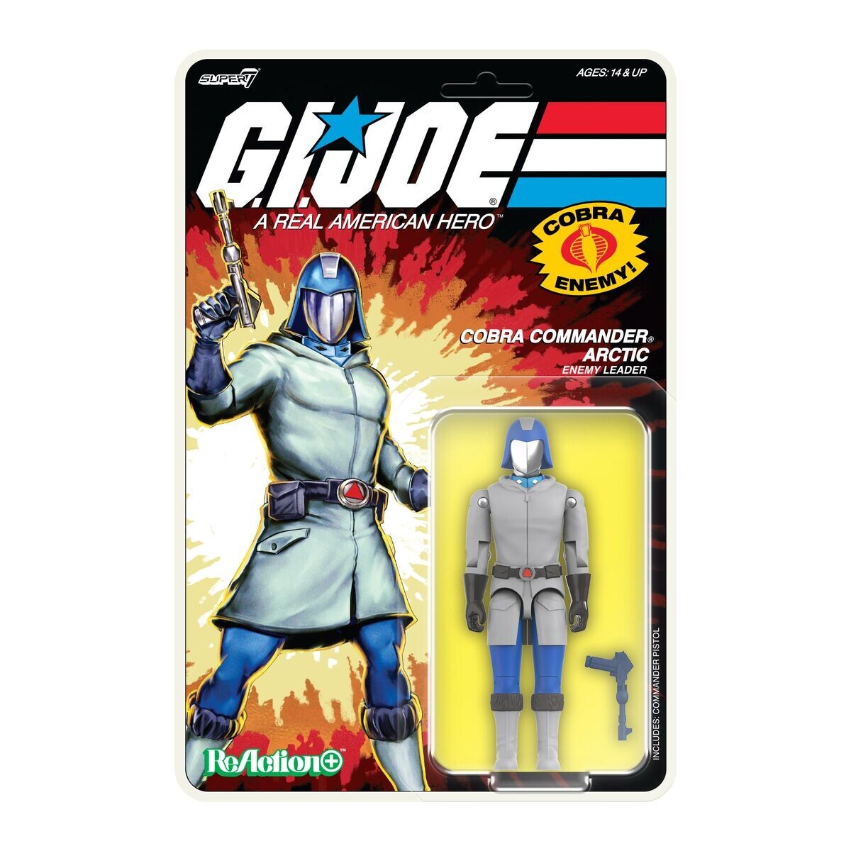 G.I. Joe - Arctic Cobra Commander (Cartoon) - Super7 ReAction+ Action Figure
