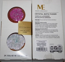 Modern Expressions (4x) Vanilla Lavender & Eucalyptus Breeze Crystal Bath Fizzer