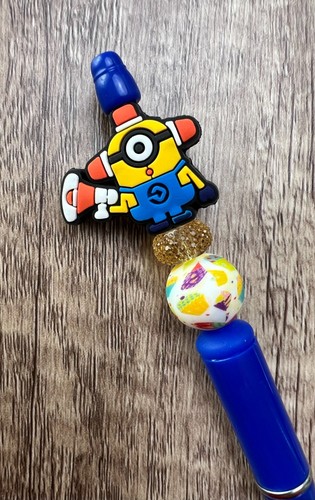 Custom beaded pens. Minons! Gifts. Basket filler. Journal. Teen. Party - Bild 21 von 34