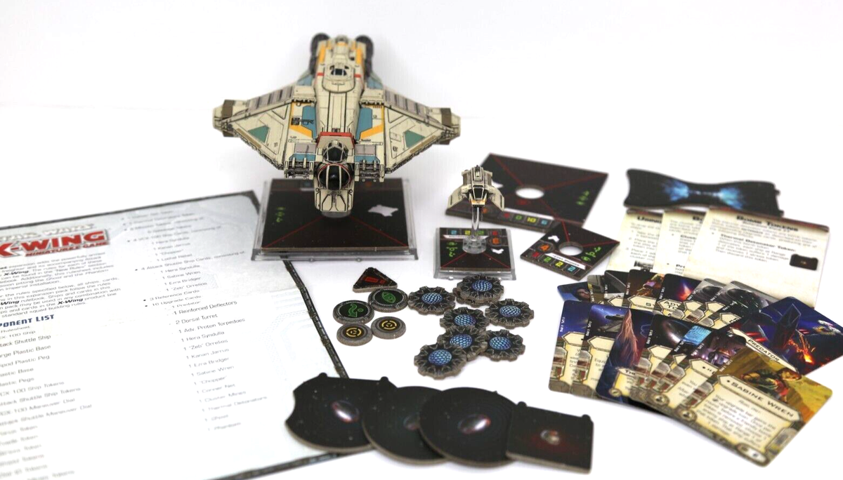 Star Wars X-Wing Game Ghost Expansion Pack 1st edition No Box