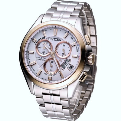 Citizen Eco-Drive Radio Controlled Chronograph Titanium Men's