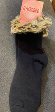 NEW Gymboree Girls GLAMOUR KITTY Leopard FAUX FUR RIM Socks SZ 5 6 7 Yrs - NWT