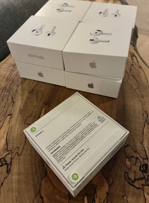 NIB New Apple AirPods 4 Air pods 4 White ( MXP63LL/A ) Genuine