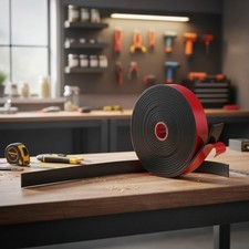 Rubber Strips Adhesive Neoprene 1x180in DIY Seal Insulation Gasket Weatherproof