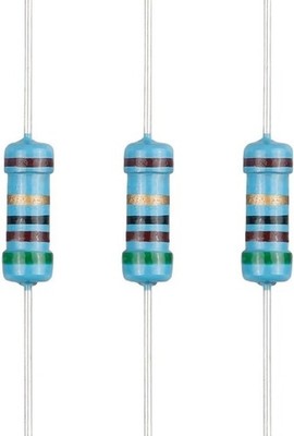 51 Ohm 1/2W 0.5Watt 1 Tolerance Metal Film Fixed Resistor 100pcs Multiple