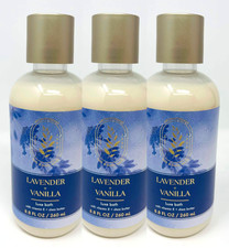 3 BATH  BODY WORKS AROMATHERAPY LAVENDER  VANILLA LUXE BATH 8.8 FL OZ NEW