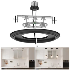 6-Inch Recessed Can Light Conversion Kit for Pendant Light or Ceiling Fan, Ce...