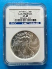 2010 * NGC * Silver Eagle S$1 * MS 69 * EARLY RELEASES * #3374874-011