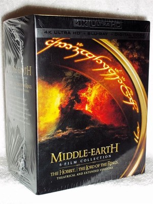 Middle Earth 6-Film Collection EXTENDED EDITION (4K/Blu-ray, 2025, 30-Disc) NEW
