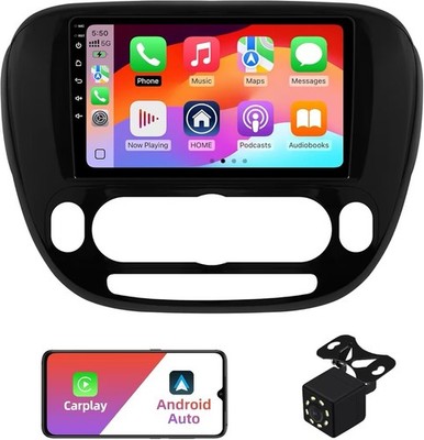 2+32G Android 12 Double Din Car Stereo for Kia Soul 2014 (Android 12) 2+32GB