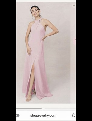 blue dress for baby girl Blush Pink Sweetheart Satin Mermaid Long Bridesmaid Dresses main image 0