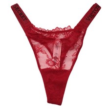 Victoria's Secret Tanga Tanga Tanga Tanga Tanga Logotipo Encaje Muy Sexy S M L