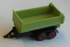 Rimorchio Majorette verde/nero per trattore, MAN, Zetros colorato compatibile con CLAAS