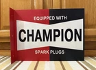 Champion Spark Plug Flange Sign Gas Oil Garage Tools Vintage Style Wall Decor