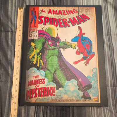 Marvel Spider-Man & Mysterio  Madness of Mysterio!  Framed Paper Poster 18x14