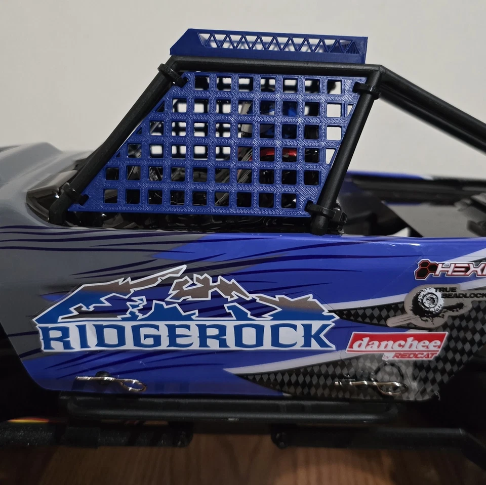 (2pc) Danchee Ridgerock Window Net. Easy Install! (Blue). Redcat Racing. - Image 4 of 4