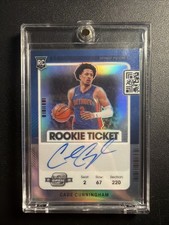 2021-22 Contenders Optic #124 Cade Cunningham Rookie Ticket Auto Variation RC