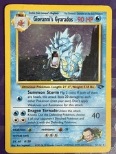 Pokémon Giovanni's Gyarados Gym Challenge Holo Rare 5/132 90 HP Unlimited on eBay