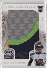 2014 Panini Crown Royale Jumbo Silhouettes Prime 19/25 Paul Richardson 6ed