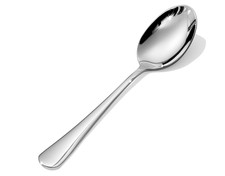 4PCS Stainless Steel Dinner Spoons 8 Inch Heavy Duty Table Spoons Silver