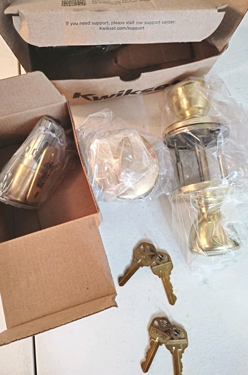 Kwikset Keyed Knob Single Cylinder Deadbolt 96900-302 690T Combo
