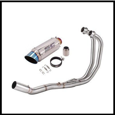 For Yamaha MT-03 YZF R3 R25 2014-2024 51mm Header Link Pipe Full Exhaust System