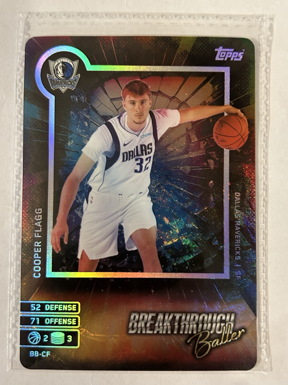2025 Topps - Match Attax Breakthrough Ballers Cooper Flagg #BB-CF Rookie RC