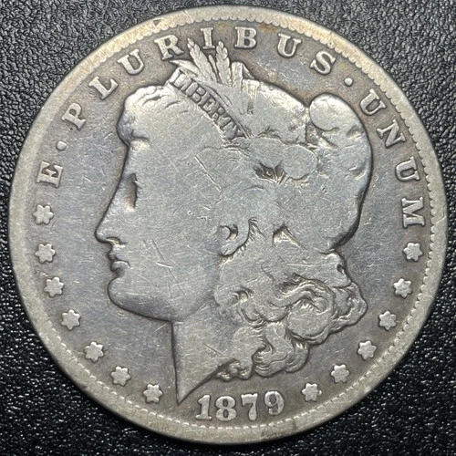 1879-CC Morgan Silver Dollar $1 Carson City Good Details Clear CC