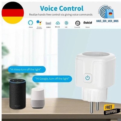 4Pack Smart Steckdose Wifi Socket Tuya Wlan Plug Timer For Alexa Google Home 16A