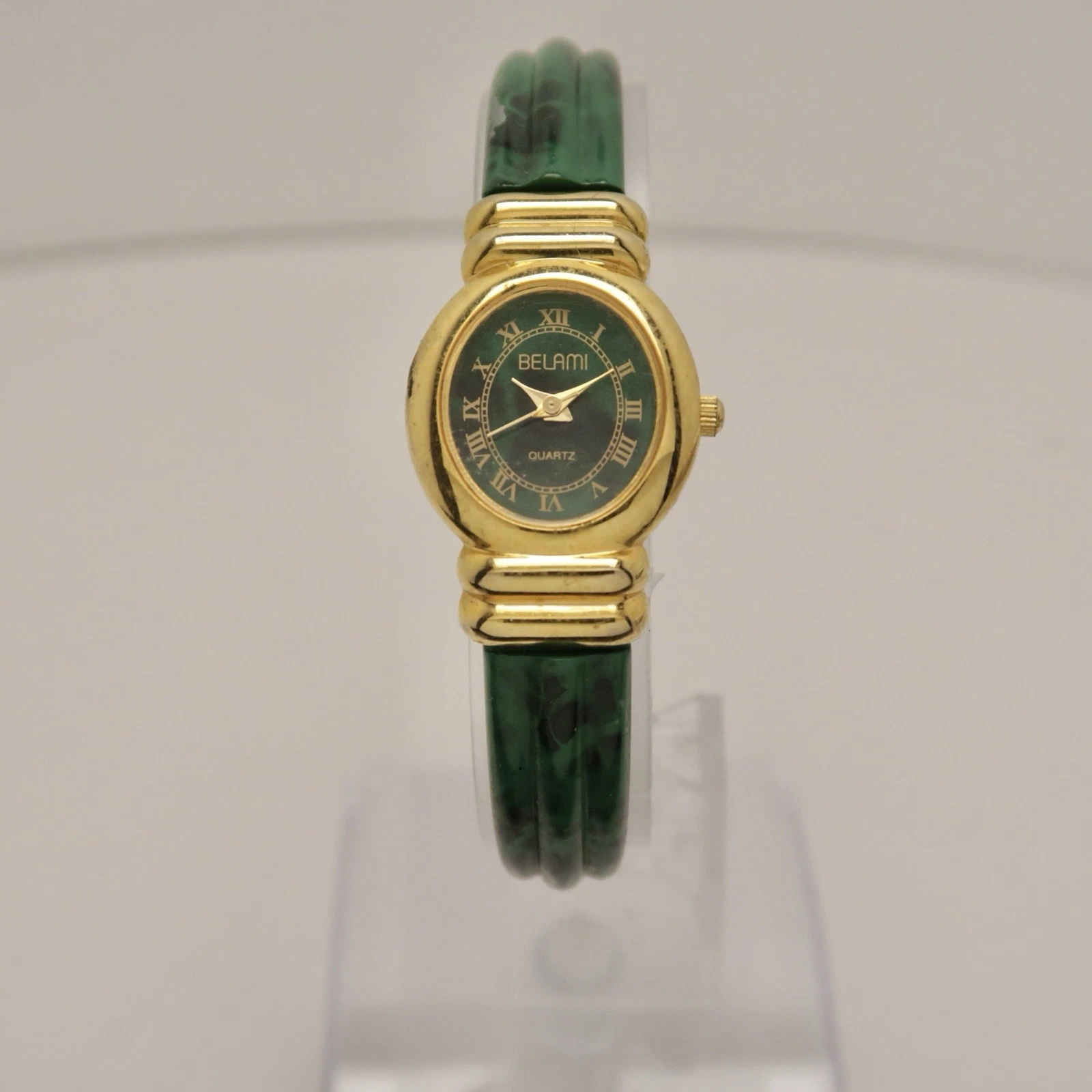 BELAMI 8A-688 Gold Tone Analog Quartz Women Vintage Watch W196 *WORKING