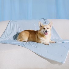 Bedsure Cooling Blanket for Large Dogs with Breathable L 40x50" , Arctic Blue