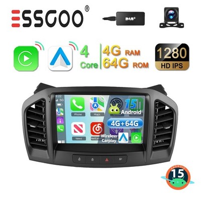 DAB+ Für Opel Insignia A G09 GPS 4+64G Android15 Carplay Autoradio Navi WiFi SWC