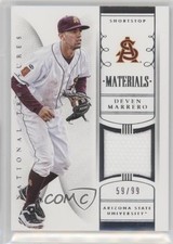2015 Panini National Treasures College Materials 59/99 Deven Marrero #61 5x8