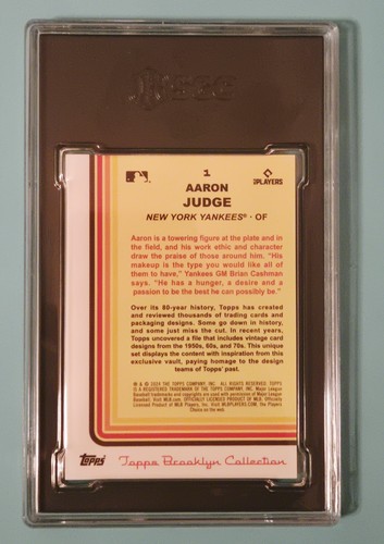 Colección Brooklyn Topps 2024 oro #1 Aaron Judge/50 SGC 10 - Imagen 2 de 2