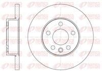 Remsa 2X Bremsscheibe Vorne Ø282Mm Voll FüR VW Transporter IV Bus 70XB 70XC