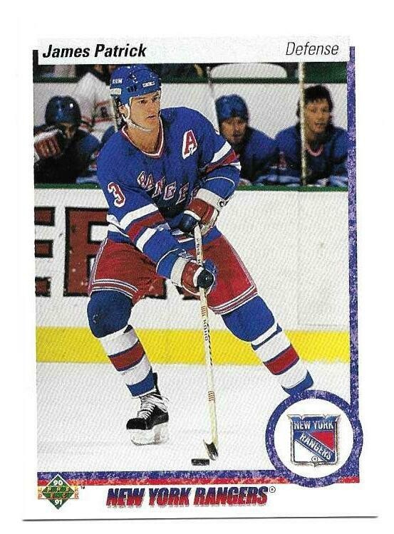 JAMES PATRICK 1990-91 UPPER DECK CARD NEAR MINT CONDITION