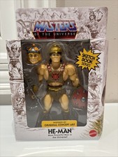 IN-HAND HE-MAN Masters of the Universe Origins Figure Sketchbook   new Sealed