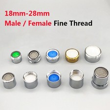 18mm-28mm Tap Aerators Bubbler Nozzle Filter Male/Female Fine Thread Replacement