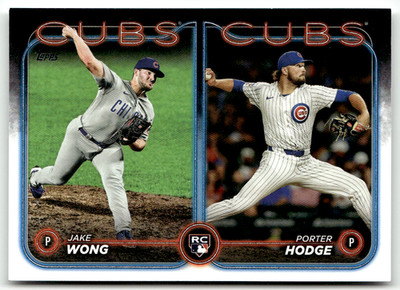 2024 Topps MLB Update Series No. US106 Jake Wong Porter Hodge Rookie Combos