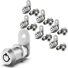 6 Pack Cabinet Locks with Keys, 5/8" Cam Lock, RV Compartment Storage Locks RV L