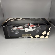 Minichamps B-A-R Honda 007 2005 Jenson Button Scale Model 1:18 In Box