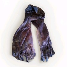 Vintage Stunning Italian Designer NTER VIII 100 Silk Scarf