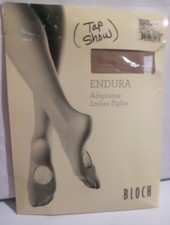 BLOCH Women's Endura Adaptatoe Ladies Dance Tights Light Tan Size C