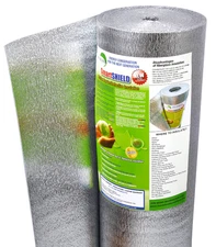 SmartSHIELD -3 mm HVAC  Duct Wrap Reflective insulation Foam core  48" X 10ft
