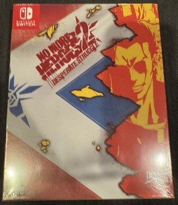 No More Heroes 2 Desperate Struggle NSW Collectors Edition NEW (With LRG Card)