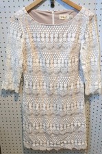 Eliza j Dress Size 4 White Lace