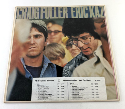 Craig Fuller/Eric Kaz-Self Titled-Columbia Records-1978-Rock-NM